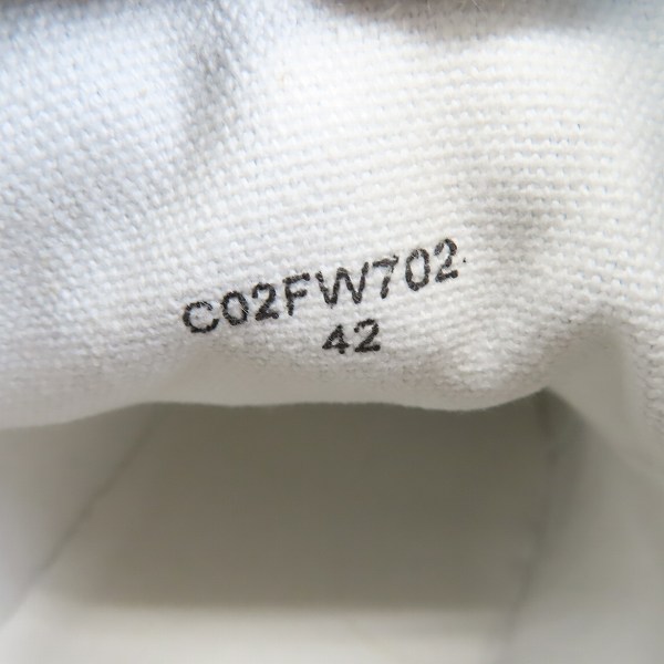 実際に弊社で買取させて頂いたMaison MIHARA YASUHIRO×Nigel Cabourn/ミハラヤスヒロ× ナイジェルケーボン スニーカー/シューズ ネイビー C02FW702/42の画像 5枚目