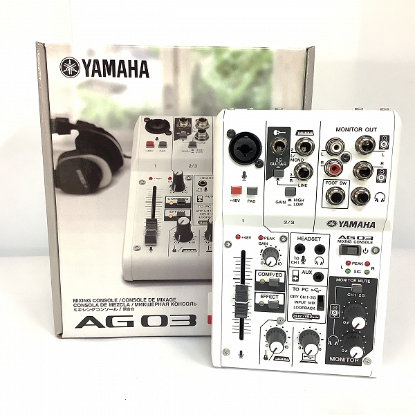 実際に弊社で買取させて頂いたYAMAHA/ヤマハ AG03 ウェブキャスティングミキサー【簡易動作確認】の画像 0枚目