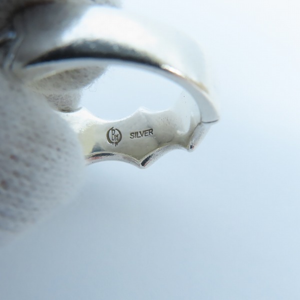 実際に弊社で買取させて頂いたBloody Mary/ブラッディーマリー w/1サファイア カラペスリング 21号の画像 6枚目