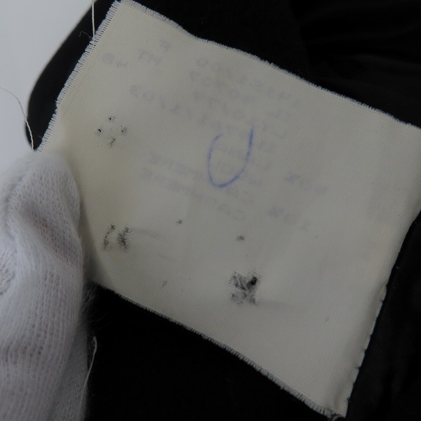 実際に弊社で買取させて頂いたHELMUT LANG/ヘルムートラング ウール カシミヤ混 チェスターコート/48の画像 5枚目