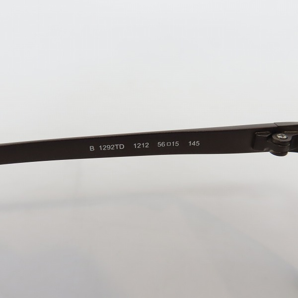 実際に弊社で買取させて頂いたBURBERRY/バーバリー チタン 眼鏡/メガネフレーム 1292TDの画像 3枚目