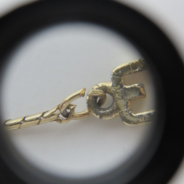 実際に弊社で買取させて頂いたGIVENCHY/ジバンシィ ゴールドカラー ネックレスの画像 3枚目