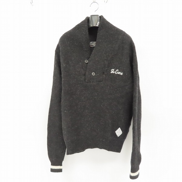 実際に弊社で買取させて頂いたTHE CRIMIE/クライミー ウールショールカラーニット/size：S