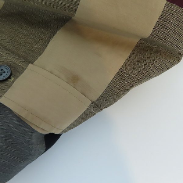 実際に弊社で買取させて頂いたBURBERRY/バーバリー  18AW ノヴァチェック ボタンダウン 長袖シャツ 4045831/XLの画像 7枚目