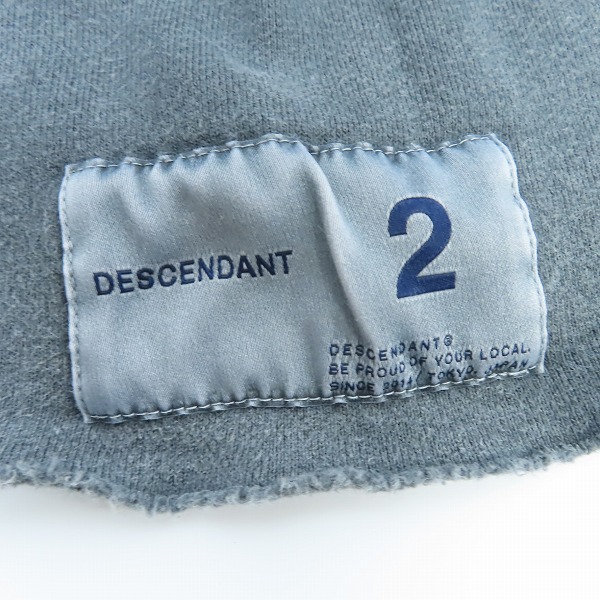 実際に弊社で買取させて頂いたDESCENDANT/ディセンダント カットオフデザイン プルオーバーパーカー/2の画像 6枚目