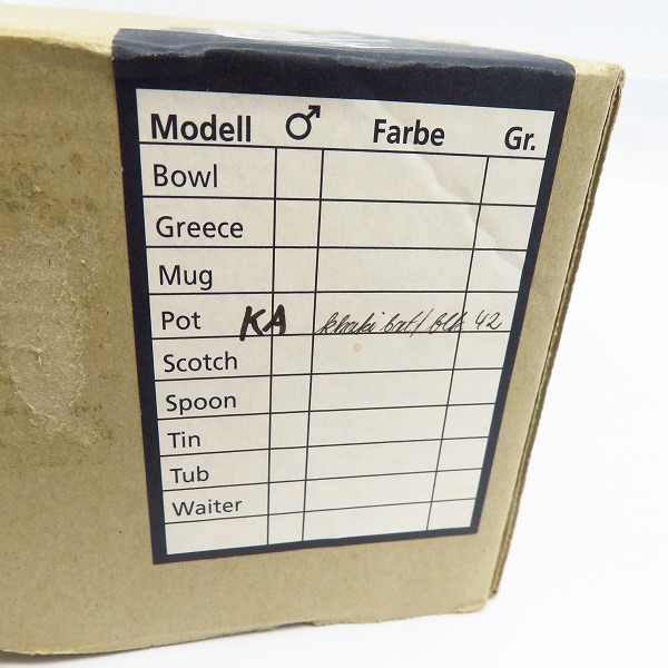 実際に弊社で買取させて頂いたtrippen/トリッペン レースアップレザーシューズ カーキ/42の画像 9枚目