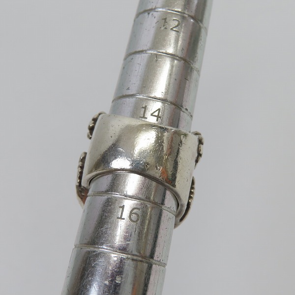 実際に弊社で買取させて頂いたCRAZY PIG/クレイジーピッグ CP628 CPD Skull Mascot/スカル マスコットリング/15号の画像 8枚目