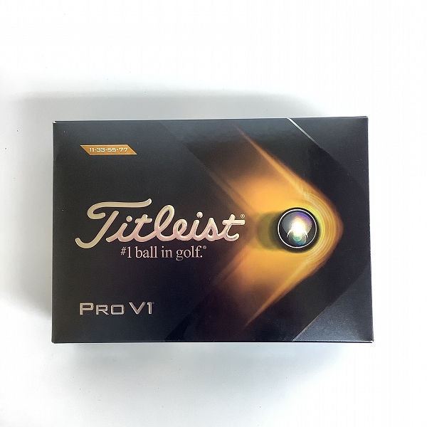 実際に弊社で買取させて頂いた【未使用】Titleist/タイトリスト PRO V1 2021年モデル ゴルフボール 1ダースの画像 2枚目