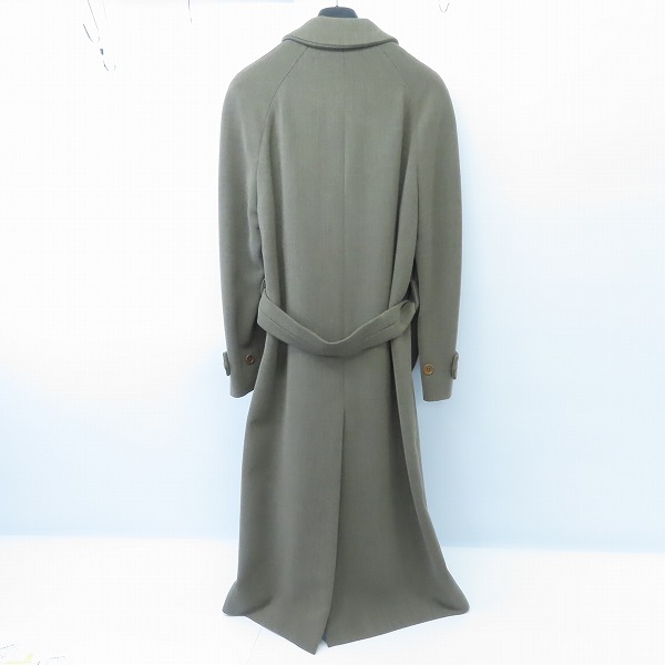 実際に弊社で買取させて頂いたGIORGIO ARMANI/ジョルジオアルマーニ ステンカラー ロングコート/46の画像 1枚目