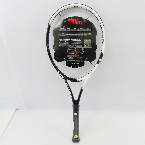 実際に弊社で買取させて頂いた【未使用】Prince×HYDROGEN/プリンス×ハイドロゲン BEAST 100 (300) HYDROGEN テニスラケット 7TJ141の画像 1枚目