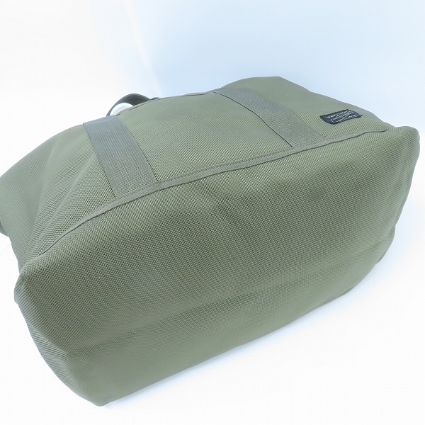 実際に弊社で買取させて頂いたHEAD PORTER/ヘッドポーター ナイロン切り替え トートバッグ カーキの画像 3枚目