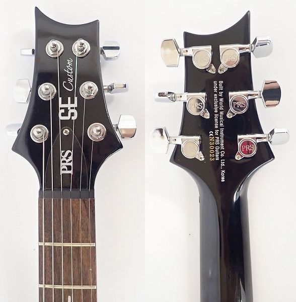 実際に弊社で買取させて頂いた★PRS/Paul Reed Smith/ポールリードスミス SE Custom 24 ダンカンPU搭載 バードインレイ ソフトケースの画像 2枚目