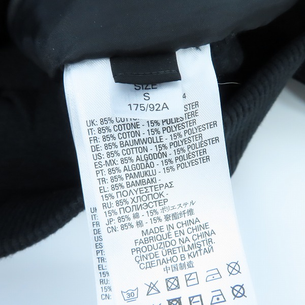 実際に弊社で買取させて頂いたDIESEL/ディーゼル 袖切り替え ジップパーカー RN93243 CA25594/Sの画像 3枚目