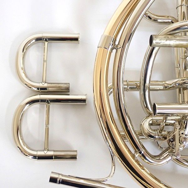 実際に弊社で買取させて頂いた★【難有り】Wenzel Meinl/ヴェンツェル マインル Model 205 GB フレンチホルン ゴールドブラス セミハードケース付の画像 7枚目