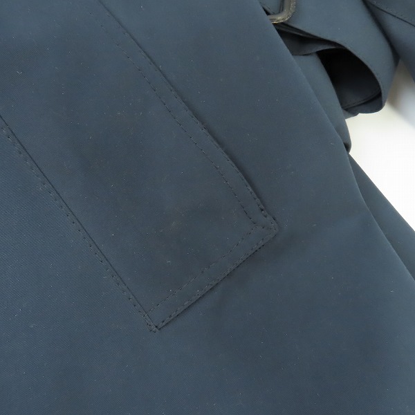 実際に弊社で買取させて頂いたBarbour/バブアー 裏地 チェック柄 トレンチコート 1702297/42の画像 5枚目