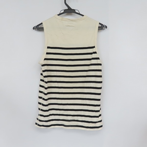 実際に弊社で買取させて頂いたJEAN PAUL GAULTIER HOMME/ジャンポールゴルチェオム ボーダー ノースリーブカットソー/48の画像 1枚目