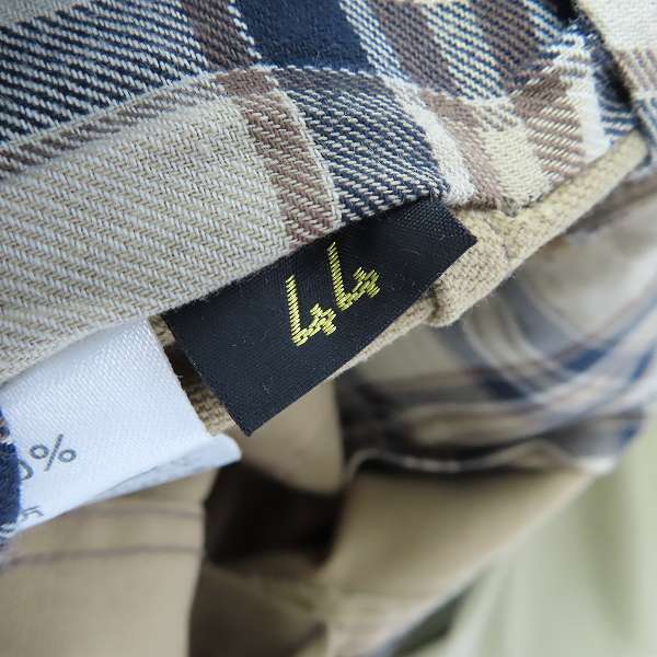 実際に弊社で買取させて頂いたBelstaff/ベルスタッフ チノパンツ ベージュ size：44 2点セットの画像 5枚目