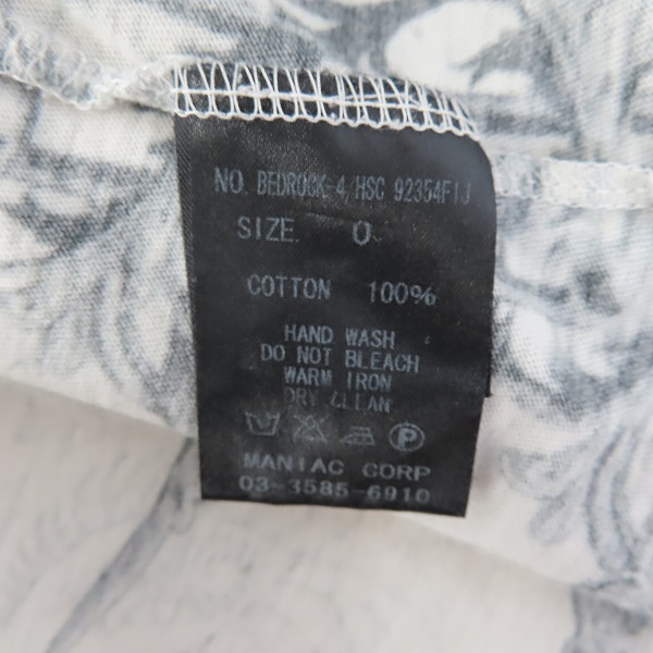 実際に弊社で買取させて頂いたIF SIX WAS NINE/イフシックスワズナイン 半袖Tシャツ BEDROCK-4/HSC 92354FIJ/0の画像 2枚目