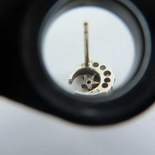 実際に弊社で買取させて頂いたLoree Rodkin/ローリーロドキン ハーフムーン スター 925/ジルコニア ピアス の画像 5枚目