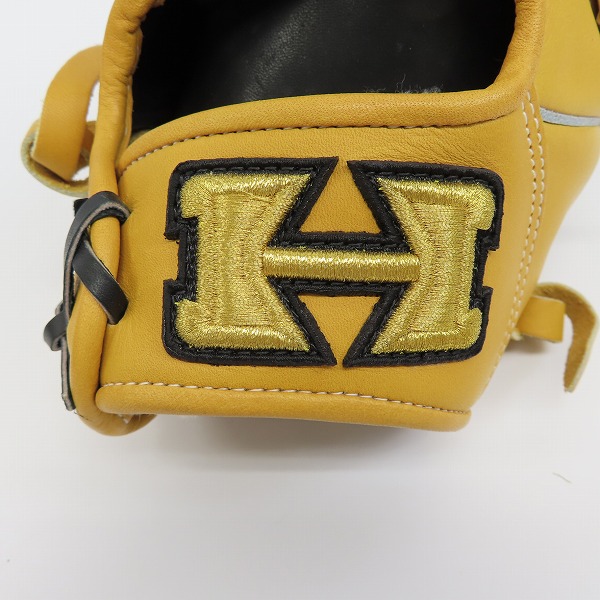 実際に弊社で買取させて頂いたHi-GOLD/ハイゴールド 硬式/右投げ/外野手用 グローブ/グラブ SPKG-F108の画像 5枚目