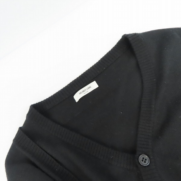 実際に弊社で買取させて頂いたHELMUT LANG/ヘルムートラング 変形 ウール カーディガン 17-8303502/Ｓの画像 4枚目