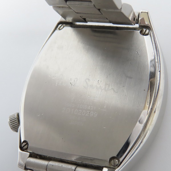 実際に弊社で買取させて頂いたPaul Smith/ポールスミス ナンバー7 腕時計 1045-T019421【動作未確認】の画像 5枚目