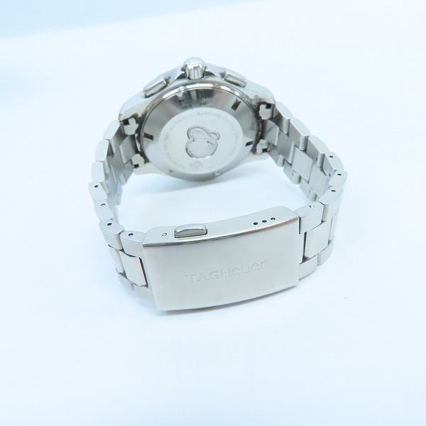 実際に弊社で買取させて頂いた【ギャラ付】TAG Heuer/タグホイヤー ニューアクアレーサー クロノグラフ デイデイト 自動巻き CAF2011.BA0815の画像 2枚目