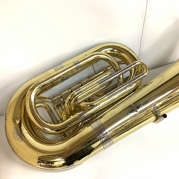 実際に弊社で買取させて頂いた★YAMAHA/ヤマハ  YBB-641II チューバ 4ロータリー ハードケース付きの画像 5枚目