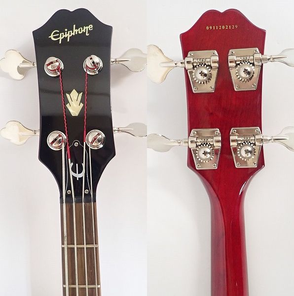 実際に弊社で買取させて頂いた★Epiphone/エピフォン EB-3  SGスタイル 4弦ベース ギグケース付の画像 2枚目