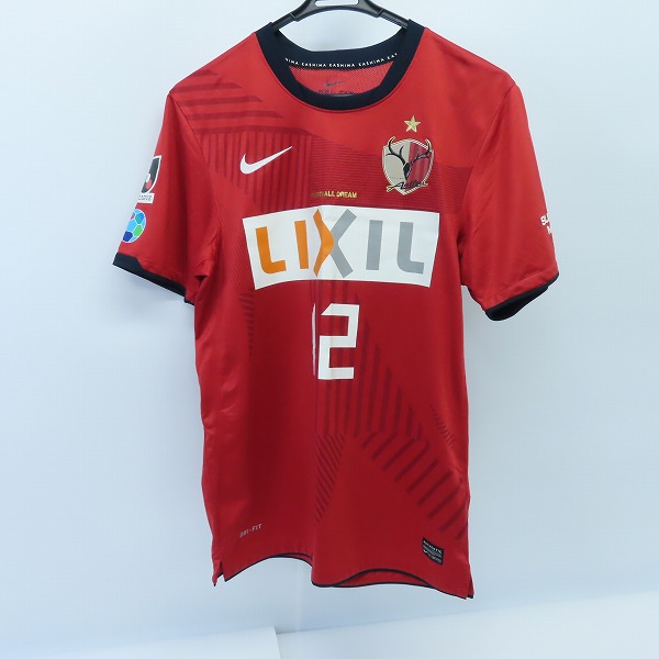 極美品 NIKE ナイキ 鹿島アントラーズ ユニフォーム 12番 Ｌ NIKE 鹿島アントラーズ 2022 ユニフォーム ホーム 半袖 レプリカ