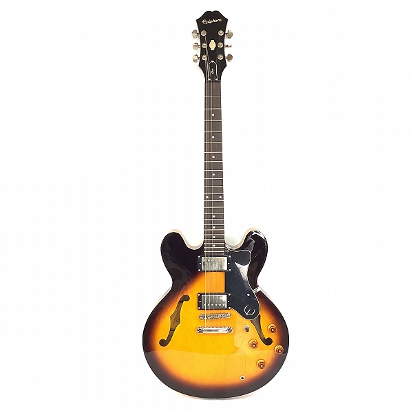 実際に弊社で買取させて頂いた★Epiphone/エピフォン DOT/VS セミアコ エレキギター 動作確認済みの画像 1枚目