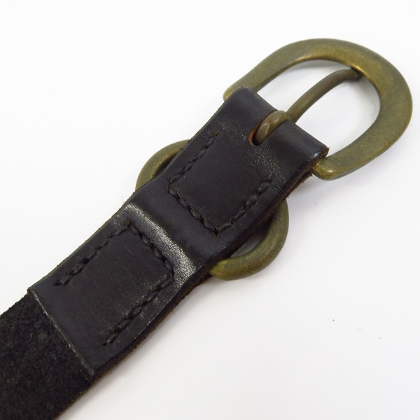 実際に弊社で買取させて頂いたCALEE/キャリー ロゴ入り レザースタッズベルトの画像 2枚目