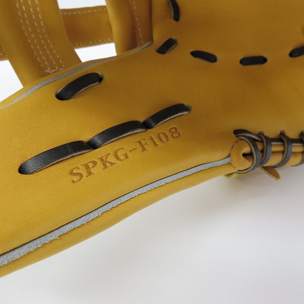 実際に弊社で買取させて頂いたHi-GOLD/ハイゴールド 硬式/右投げ/外野手用 グローブ/グラブ SPKG-F108の画像 4枚目