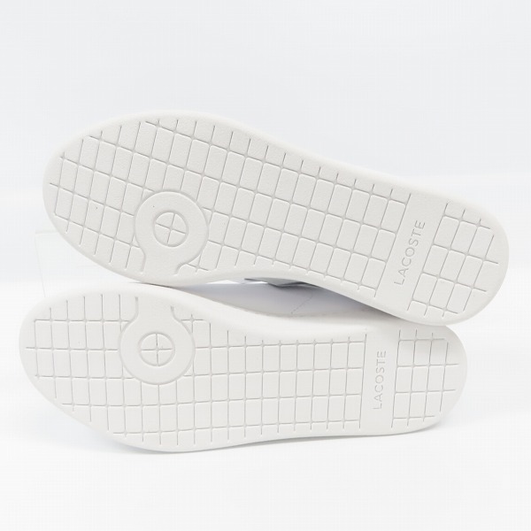 実際に弊社で買取させて頂いた【未使用】LACOSTE/ラコステ CARNABY/カーナビー レザーローカットスニーカー SF00370/38Aの画像 2枚目