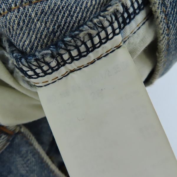 実際に弊社で買取させて頂いたIF SIX WAS NINE/イフシックスワズナイン ピアスデニム ハーフパンツ MUD MAX BEAR/1/2/351DK 28の画像 2枚目