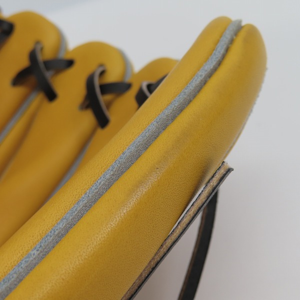 実際に弊社で買取させて頂いたHi-GOLD/ハイゴールド 硬式/右投げ/外野手用 グローブ/グラブ SPKG-F108の画像 8枚目