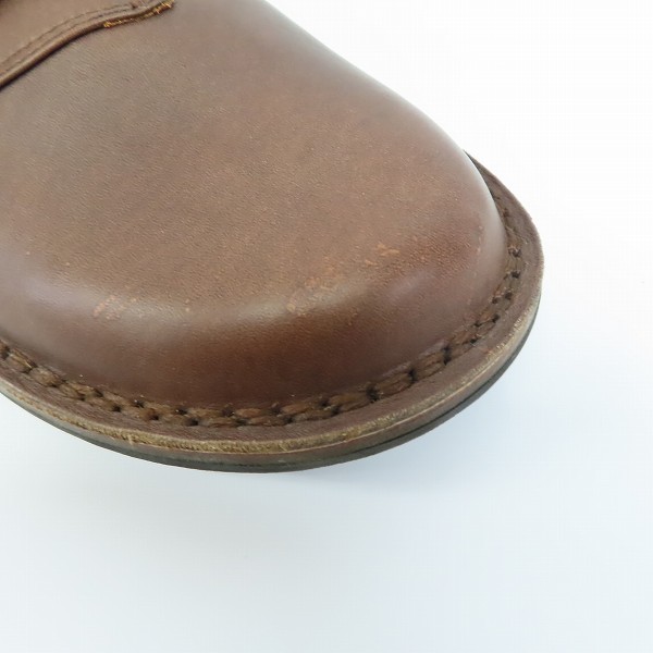 実際に弊社で買取させて頂いたtrippen/トリッペン プレーントゥ レザーシューズ ブラウン/40の画像 6枚目