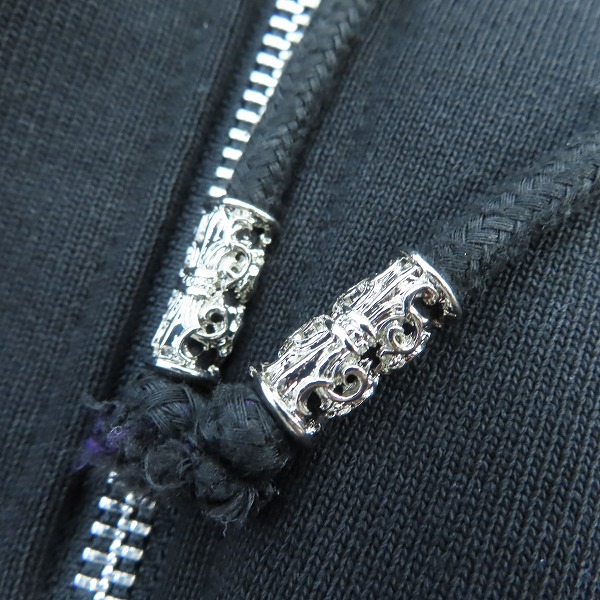 実際に弊社で買取させて頂いたDEAL DESIGN/ディールデザイン ジップアップパーカー ブラック/Lの画像 7枚目