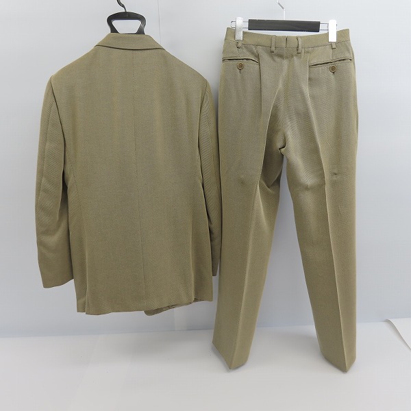 実際に弊社で買取させて頂いたGIORGIO ARMANI/ジョルジオアルマーニ ジャケット/パンツ セットアップ 46/48の画像 1枚目