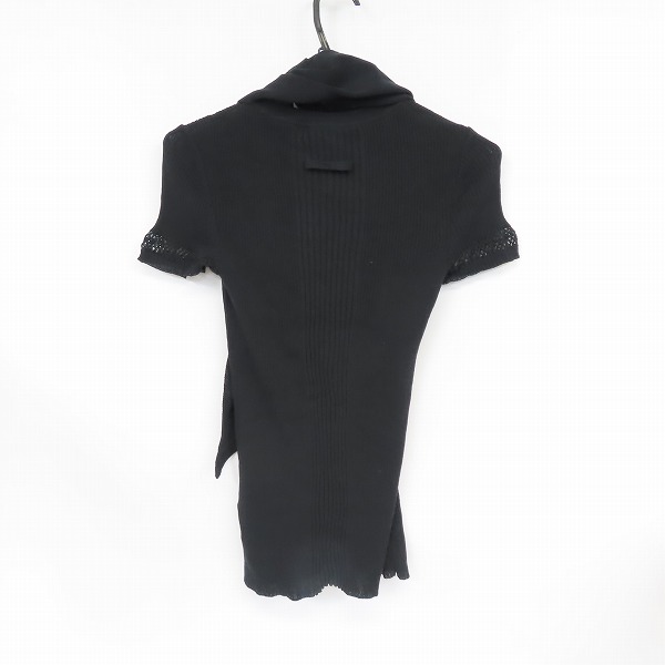 実際に弊社で買取させて頂いたJEAN PAUL GAULTIER HOMME/ジャンポールゴルチェオム 袖柄切替え 半袖リブニット/ストールセット/48の画像 1枚目