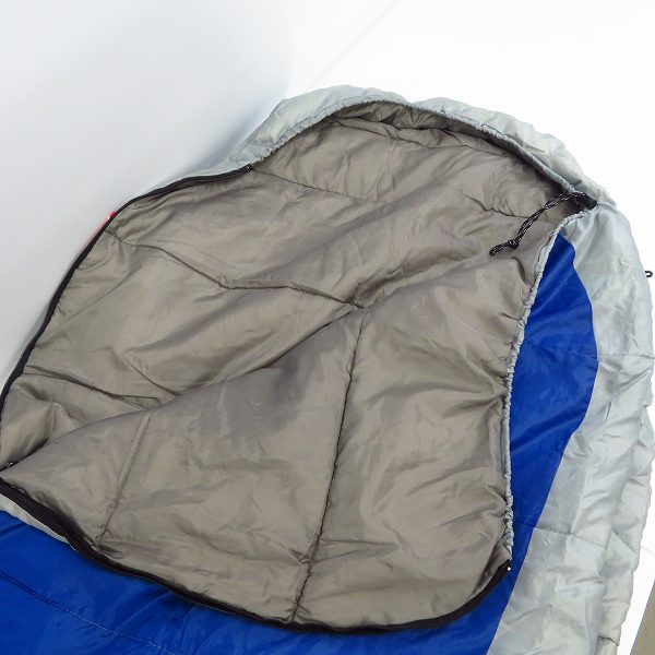 実際に弊社で買取させて頂いたColeman/コールマン school mummy 12/スクールマミー12 寝袋 ブルー 170S0116J 2点セットの画像 2枚目