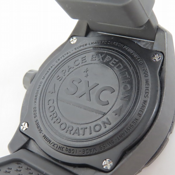 実際に弊社で買取させて頂いたLUMINOX/ルミノックス SXC カーボン GMT SERIES 5020 腕時計/ウォッチの画像 3枚目