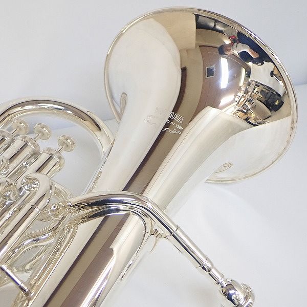 実際に弊社で買取させて頂いた★YAMAHA/ヤマハ YEP-621S/YEP621S ユーフォニアム 4ピストン 銀メッキ仕上げ ハードケース付 の画像 3枚目