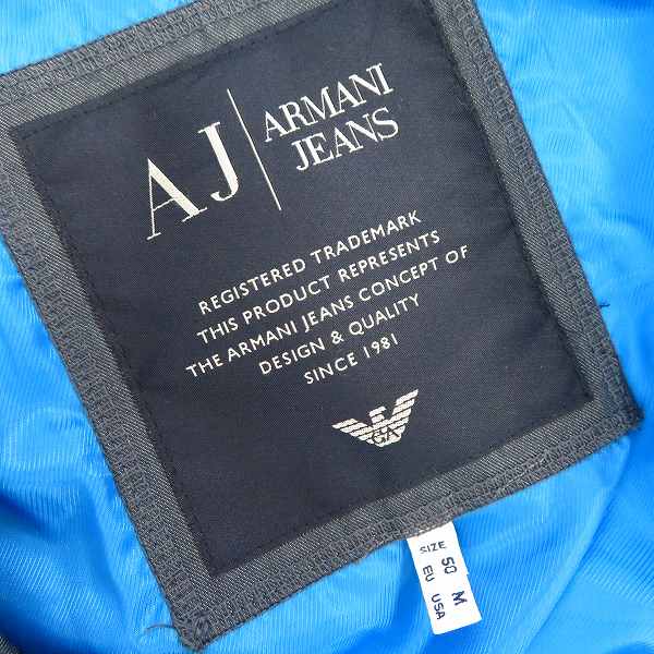 実際に弊社で買取させて頂いたARMANI JEANS/アルマーニジーンズ 中綿 ジャケット/size：Mの画像 2枚目