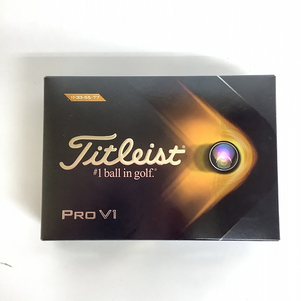 実際に弊社で買取させて頂いた【未使用】Titleist/タイトリスト PRO V1 2021年モデル ゴルフボール 1ダースの画像 2枚目