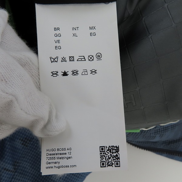 実際に弊社で買取させて頂いたHUGO BOSS/ヒューゴボス ポリエステルジャケット/XLの画像 3枚目