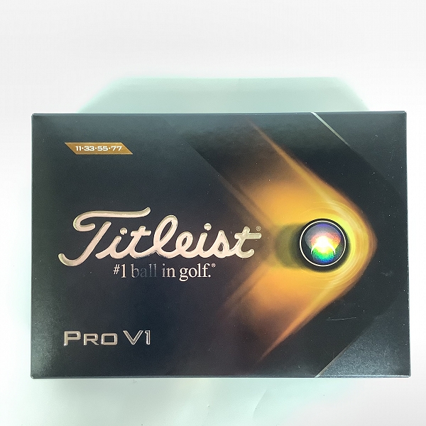 実際に弊社で買取させて頂いた【未使用】Titleist/タイトリスト PRO V1 2021年モデル ゴルフボール 1ダースの画像 2枚目