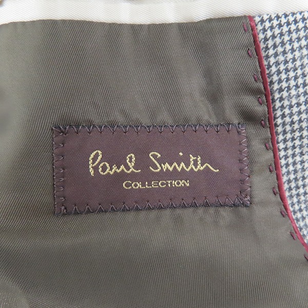 実際に弊社で買取させて頂いたPaul Smith collection/ポールスミスコレクション 千鳥格子柄 スーツ セットアップ/82/Lの画像 2枚目