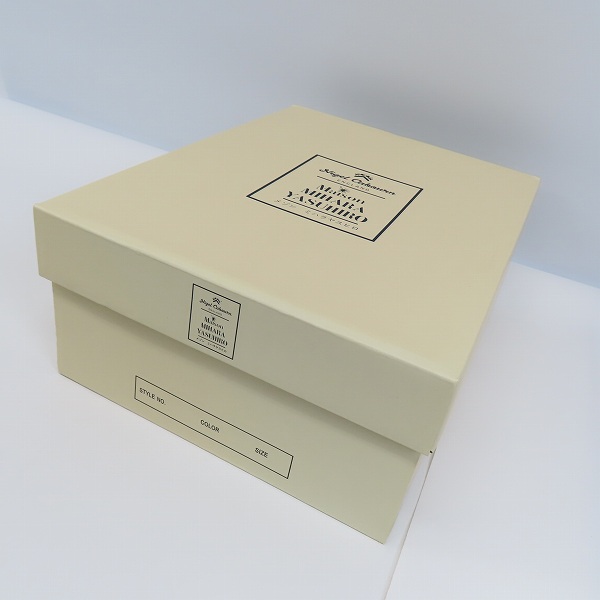 実際に弊社で買取させて頂いたMaison MIHARA YASUHIRO×Nigel Cabourn/ミハラヤスヒロ× ナイジェルケーボン スニーカー/シューズ ネイビー C02FW702/42の画像 8枚目