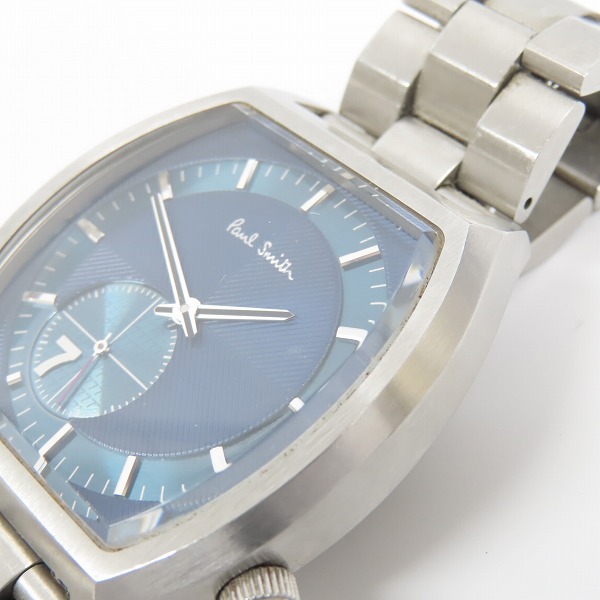 実際に弊社で買取させて頂いたPaul Smith/ポールスミス ナンバー7 腕時計 1045-T019421【動作未確認】の画像 6枚目